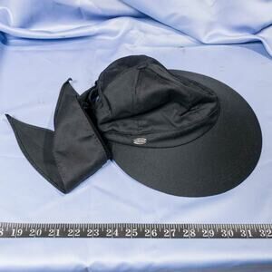 Kallina Women's One Size Black Wide Brim Sun Hat Beach Summer